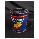 Granger Pipe Tobacco Rough Cut Round Tin w/Lid