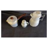 T.A.C.O. Co. Aluminum Metal Coffee Pot and Misc