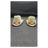 2 Cowboy Hat Mugs