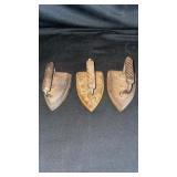3 Sad Irons, 7Lb and 6Lb