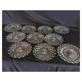 10 Fostoria Salad Plates