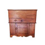 Pennsylvania Dutch Pine antique Commode cabinet