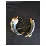 2 Black Powder Horns