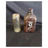 Amber Bordens glass Milk Jug