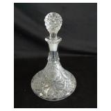 Vtg Lead Crystal Decantor