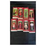 8 Barbie Hallmark Keepsake Ornaments NIB