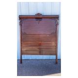 Early American Bed with Dragon Carvings on side