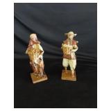 2 Mexican Folk Art Paper Mache Figures