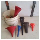 Bucket of Funnels