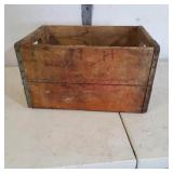 Vtg Wood Box with Squirt on Side
