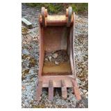 24"  Excavator Bucket with Teeth