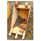 20"  Excavator Bucket with Teeth
