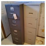 2 Metal File Cabinets