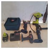 Box of Misc Ryobi Handtools