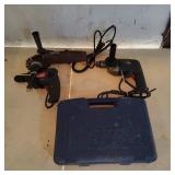 Grinder & 2 Drills Electric & a Dart