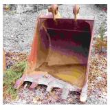 48"  Excavator Bucket with Teeth