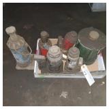 6 Hydraulic Bottle Jacks