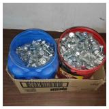 2 Tubs of New Looking Nuts/Bolts/Washers