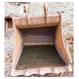 48"  Hensley Excavator Bucket with Teeth