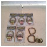 7 Half Inch Forged D Ring Mounting Brackets