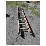 24ft Werner Fiberglass Extension Ladder