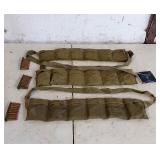 Military Belts with Bullets