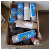 Box of Spray Paint