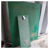 2 Fiber Boards with BP Emblem