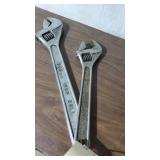 2 Iron - Bull Large Adjusable Wrenches