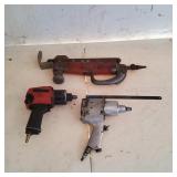 3 Vtg Air Recipricating Saw & Misc