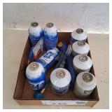8 Cans of Refridgerant & Includes Applicators
