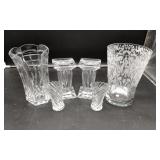 Box of Clear Vases