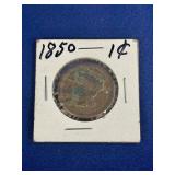 1850 Pre Civil War Era 1 Cent