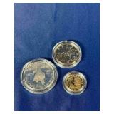Columbus Quincentenary Coins in Case