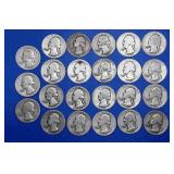 26 Various US silver quarters From 1927-1959