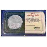 2002 Uncirculated American Eagle Sliver Dollar