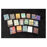 Vintage Matchbooks, Advertising, travel, Eateries