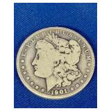 1901 Morgan Silver Dollar