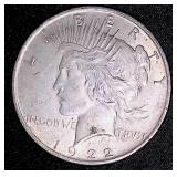 1922 Peace Silver Dollar