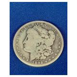 1892 Morgan Silver Dollar