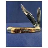 Case XX 1979 Copperhead Jigged bone, Made in USA