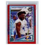 Josaiah Stewart Optic Rated Rookies Red Wave