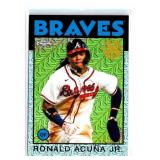 Ronald Acu±a Jr.  Chrome Blue (Series One) #/150