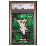 Michael Harris IIChrome-Green Refractor PSA 9