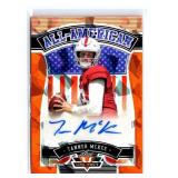 Tanner McKee Autographs Orange Crystal #/20