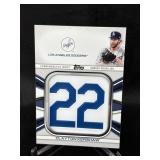 Clayton Kershaw Player Jersey Number Medallion