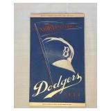 1954  Baseball Original Program St Louis- Brooklyn
