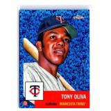 Tony Oliva Platinum Toile White/Blue Refractor #/1