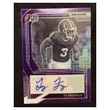 Ty Fryfogle Black & White Autographs Mojo Purple #