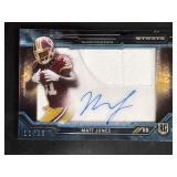 Matt Jones Autographed Relic Rookies Blue /99